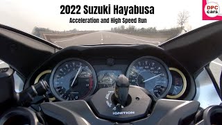 New 2022 Suzuki Hayabusa Acceleration and Top Speed Run [upl. by Lokkin336]