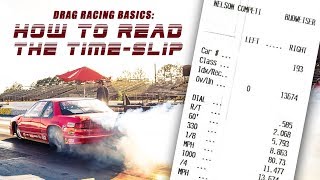 Beginners Drag Racing Tips Part 2 How to Read Your Time Slip from the Drag Strip [upl. by Keung]