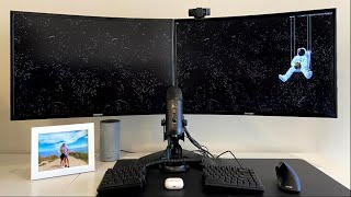 Unboxing Samsung 27inch Curved Dual Monitors [upl. by Bouchier]