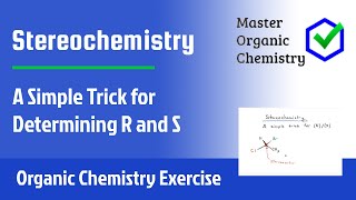 Stereochemistry  A Simple Trick for Determining R and S [upl. by Newob797]