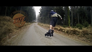 Ochsenkopf Mountain Skating on Powerslide KAZE SUV 150 Offroad skates [upl. by Biagi968]