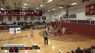 Boys Basketball vs Lanesboro LIVE [upl. by Theda893]