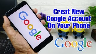 How To Create New Google Account In Your Android Phone [upl. by Eulalee432]