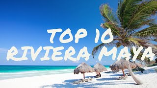 ¡Top 10 lugares más HERMOSOS de la Riviera Maya ¡Cerca de Cancún [upl. by Hallock]