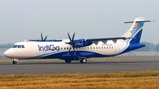 IndiGo ATR 72600 delivery flight to New Delhi [upl. by Nylanna]