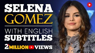 ENGLISH SPEECH  SELENA GOMEZ Trust Yourself English Subtitles [upl. by Kneeland]