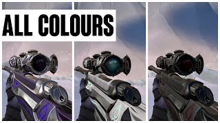 REAVER OPERATOR SKIN SHOWCASE ALL COLOURS  VALORANT REAVER SKINS [upl. by Tillford]