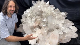 Collecting Giant Quartz Crystals in Arkansas Avant Mine  World Class Mining [upl. by Auqinot]