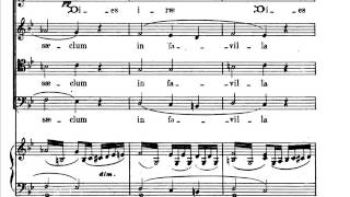 Verdi  Requiem  Dies irae 01 score [upl. by Air]