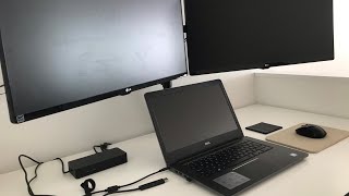 How to Setup 3 or more MonitorsScreens to a Laptop or PC Using Dell Dock D6000 Easiest Setup [upl. by Delaney269]