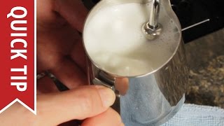 How to AutoFroth Milk for Lattes [upl. by Tsiuqram2]