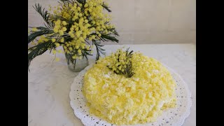 Torta Mimosa  Italian Mimosa Cake Recipe [upl. by Gowon433]