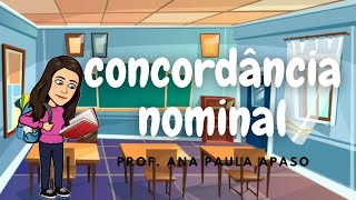 CONCORDÂNCIA NOMINAL [upl. by Nahbois]