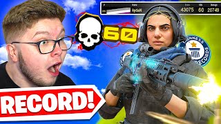 WORLD RECORD 60 KILL SOLO QUADS GAME IN CoD WARZONE 🤯 Modern Warfare Warzone [upl. by Ettenyar]