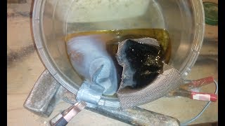 Reverse electroplating gold recovery part 1 [upl. by Aiam886]