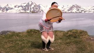 East Greenland Drum Dancing [upl. by Nlyak384]