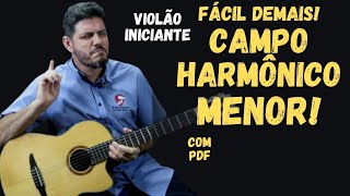 Aprenda o campo harmônico MENOR Natural  Como tocar violão iniciante [upl. by Libbie]