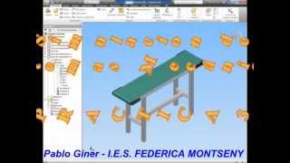 CURSO AUTODESK INVENTOR Practica 3 Cinta Transportadora [upl. by Berl]