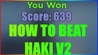 GPO HOW TO BEAT OBSERVATION HAKI V2 [upl. by Duhl485]