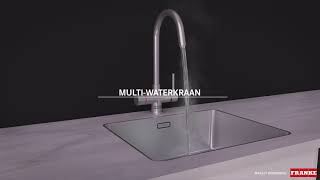 Franke multiwater kraan  Installatie video Perfect3 [upl. by Ecyrb209]