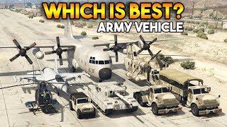 GTA 5 ONLINE  WHICH IS BEST ARMY VEHICLE [upl. by Anchie]