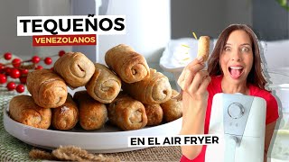 LOS TEQUEÑOS MAS CRUJIENTES mejor que fritos en el AIR FRYER [upl. by Ignatzia]