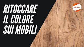 Ritocchi su mobili in legno COME FARE [upl. by Ainnat]