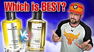 Mancera Cedrat Boise vs Intense  Fragrance Review Battle [upl. by Woolcott]