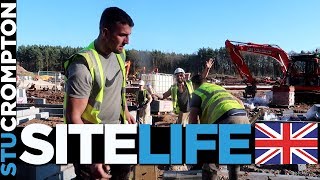 A Bricklayers Life On Site Bricklaying vlog UK [upl. by Panter451]