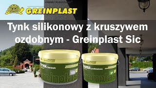 Tynk silikonowy z kruszywem ozdobnym  Greinplast Sic [upl. by Lanaj]