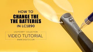 How to Change Batteries in Handheld Magnifier [upl. by Divan]