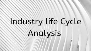 Industry Life Cycle Analysis  Strategic Management  NTA UGC NET Management [upl. by Haras]