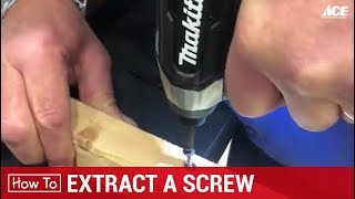 How To Extract a Screw  Ace Hardware [upl. by Ardnot]