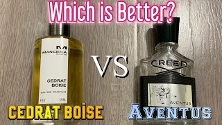 THE FINAL COMPARISON Mancera Cedrat Boise Vs Creed Aventus Review [upl. by Eyllek]