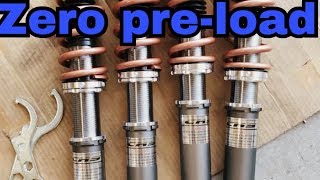 How to Set Zero Preload on Coilovers [upl. by Alten]