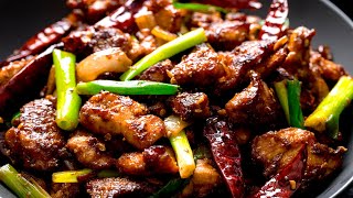 Easy Spicy Szechuan Chicken that you can make at home [upl. by Ardenia956]