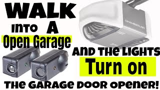 Chamberlain Garage Door Opener Light amp Reversing Sensors  Turn OnOff [upl. by Asilej810]