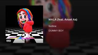 6IX9INE  MALA 1 HOUR VERSION FEAT ANUEL AA [upl. by Ahtabbat424]