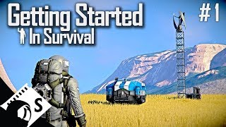 Space Engineers Getting Started in Survival Tutorial Series 1 [upl. by Ashlan460]