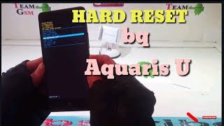 HARD RESET bq Aquaris U  FORMAT [upl. by Aisereht]