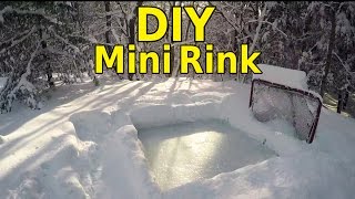 How To Build a Mini Backyard Rink [upl. by Atteloj934]