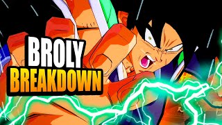 Broly DBS Breakdown Dragon Ball FighterZ Tips amp Tricks [upl. by Yrol]