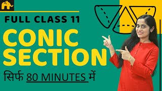 Conic Sections Class 11 in Hindi [upl. by Ateloj]