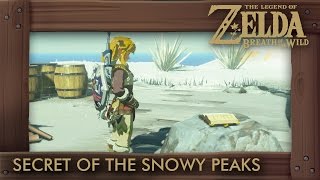 Zelda Breath of the Wild  Secret of the Snowy Peaks Shrine Quest [upl. by Tletski367]