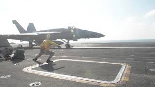 USS Theodore Roosevelt CVN 71 Flight Operations in South China Sea [upl. by Eintroc735]