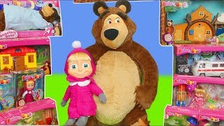 Masza i Niedźwiedź zabawki Zestaw ratunkowy  Masha and the Bear Toys [upl. by Atteloc]