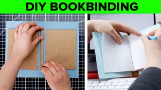 DIY Hard Cover Bookbinding [upl. by Rosie]