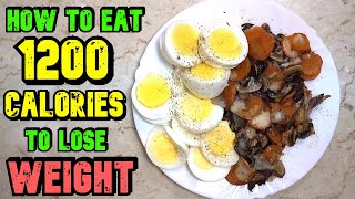 How To Eat 1200 Calories A Day To Lose Weight [upl. by Mcgregor]