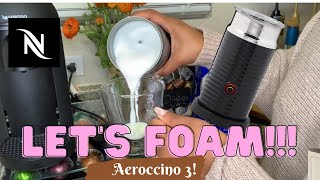 How To Foam Milk With Aeroccino 3 Make Coffee With Foam Tips amp Tricks  Easy Foamed Latte Recipe [upl. by Fast]