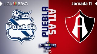 Resumen  Puebla vs Atlas  Liga BBVA MX  Guard1anes 2021  Jornada 11 [upl. by Filberto845]